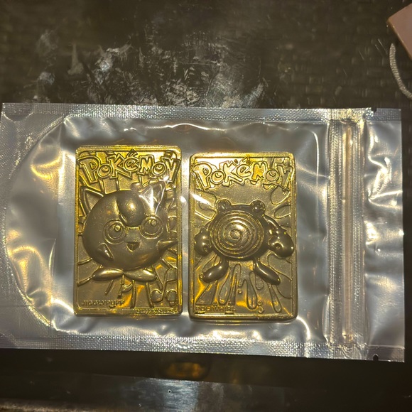 23Karat Gold Plated 1999 Burger King Release Pokmon Cards